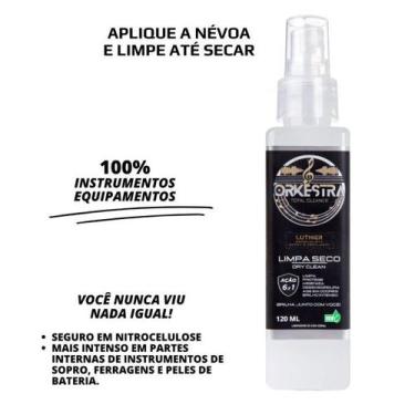 Imagem de Limpador A Seco Para Instrumentos Musicais 120ML - Orkestra