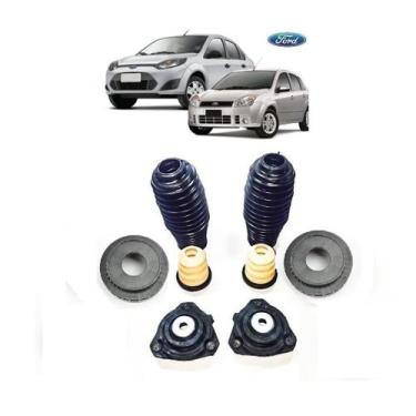 Imagem de Kit Batente Ford Fiesta Dianteiro 2003 Até 2013 - O Par - IMPACTO