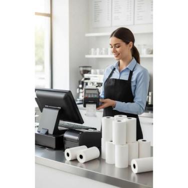 Imagem de 2x Bobina Térmica 80mm P/ Impressora Fiscal e Não Fiscal - 1 - Congrat