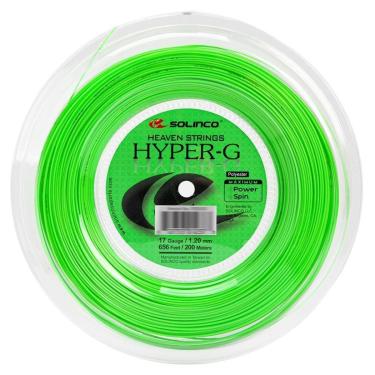 Imagem de Corda Solinco Hyper G 17 1.20mm Rolo com 200 Metros Verde-Unissex