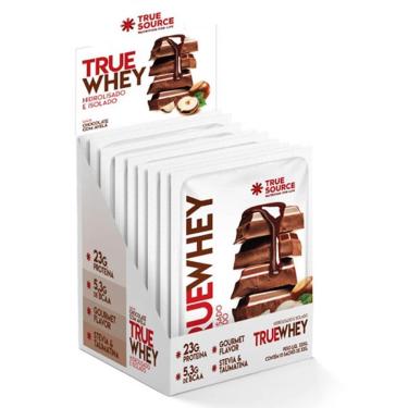 Imagem de True Whey Hidrolisado e Isolado - 10 Sachês de 32g Chocolate com Avelã - True Source-Un...
