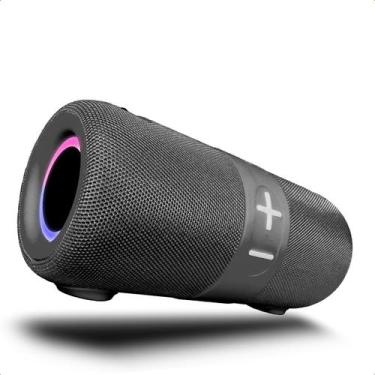 Imagem de Caixa De Som Bluetooth Portátil 15W Potente RGB Com Alça Recarregável 