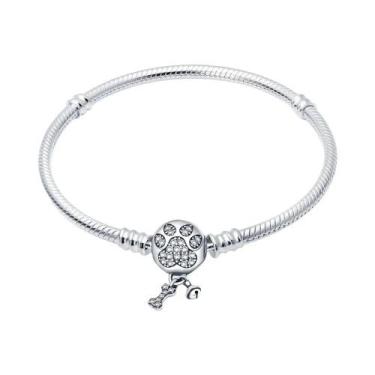 Imagem de Pulseira De Prata Esterlina 925 Com Floco De Neve E Apanhador De Sonho