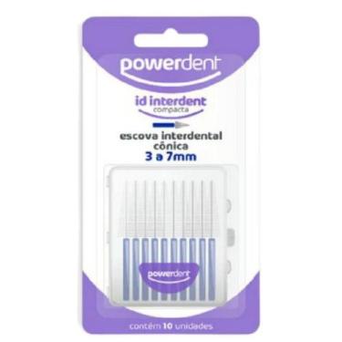 Imagem de Escova Interdental Cônica Refil PowerDent 3-7mm 10 Unidades