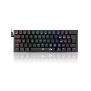 Imagem de Teclado mecanico usb gamer anivia switch brown redragon k614-rgb preto