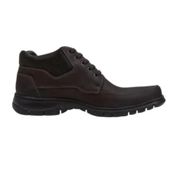 Imagem de Coturno anatomic gel masculino em couro casual 7975 cafe, Cafe, 37
