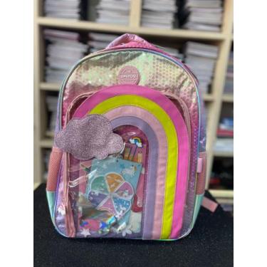 Imagem de Mochila unicórnio rosa UP4YOU luxcel