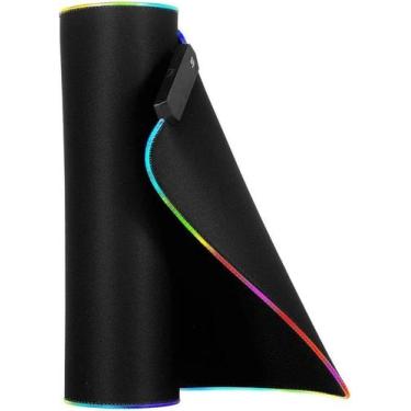 Imagem de Mouse pad gamer com led 300x800x4mm bm-791 b-max