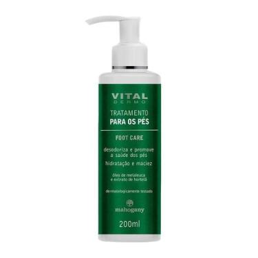Imagem de Creme Tratamento Pés Foot Care Vital Dermo 200ml Mahogany