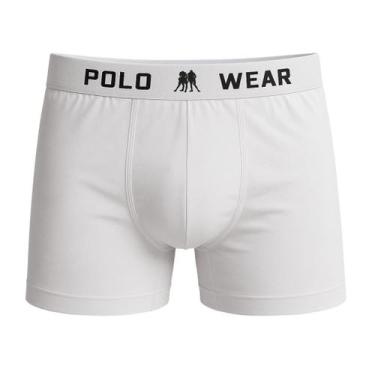 Imagem de Cueca Polowear Boxer Infantil - Polo Wear, Branco, G