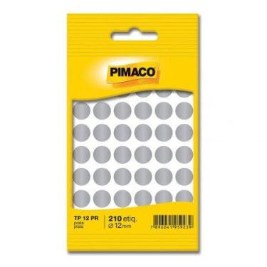 Imagem de Etiqueta adesiva TP12 - prata - Pimaco