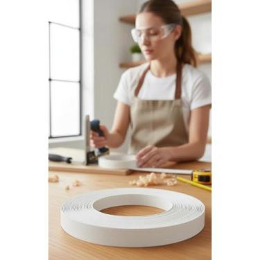Imagem de 2x FITA BORDA MDF BRANCA TX 15MM 20M ALTA DURABILIDADE - Congratulatio