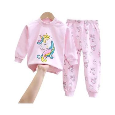 Imagem de Conjuntos De Pijama Infantil De Desenho Animado, Outono E Primavera, C