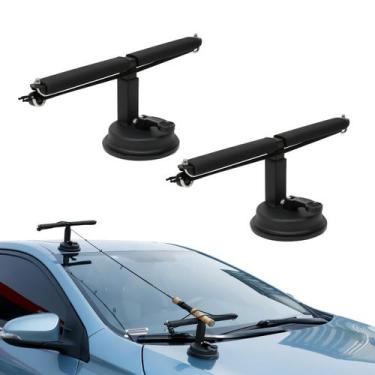 Imagem de Suporte para Vara de Pesca Tordale 2 Unidades com Ventosa para Carro