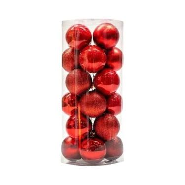 Imagem de Bolas De Natal De 3cm, 24 Peças, Decoração Para Árvore De Natal, Pendu