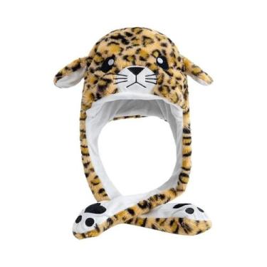 Imagem de Gorro De Pelúcia Unissex Com Orelhas Divertidas Estilo Vaca E Coelho, 