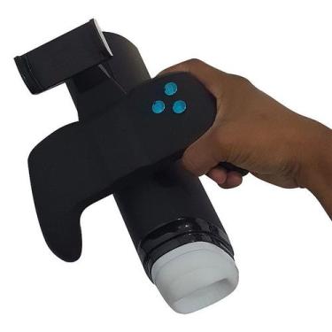Imagem de Masturbador Masculino Lanterna Vai E Vem Com Suporte Celular - Papo de