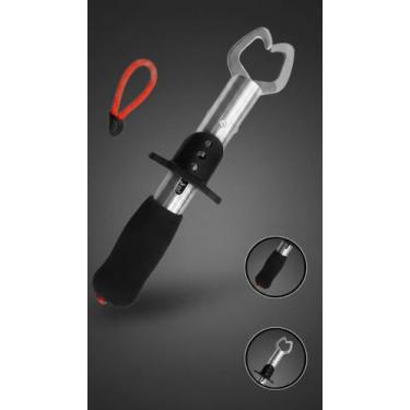 Imagem de Alicate Pega Peixe Inox 17cm Leve Cordão Segurança - Congratulations S