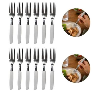 Imagem de Conjunto de 12 Garfos New Caprese Cinza Elegante Premium - Fratelli