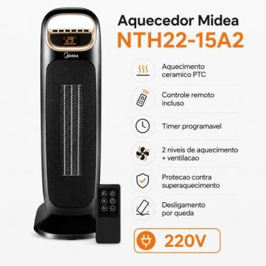 Imagem de Aquecedor Midea NTH22-15A2 Cerâmico 220V 50Hz Controle, 220V