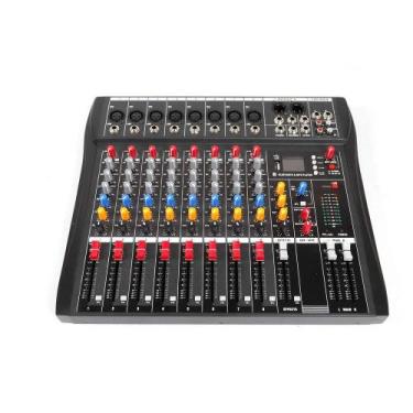 Imagem de Mesa de Som TFCFL CT120S-USB 8 Canais Bluetooth USB 110V