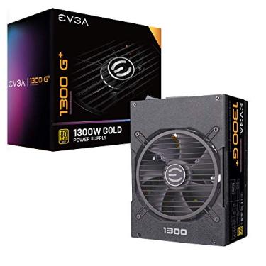 Imagem de EVGA Supernova 1300 G+, 80+ ouro 1300W, totalmente modular, 10 anos de garantia, inclui autotestador de energia , fonte de alimentação 220-GP-1300-X1
