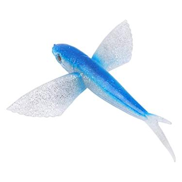 Imagem de Isca de pesca, isca de peixe voador atraente leve e compacta para água do mar