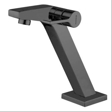 Imagem de Torneira Lavatorio 1/4 De Volta Requinte Bancada Preto Fosco