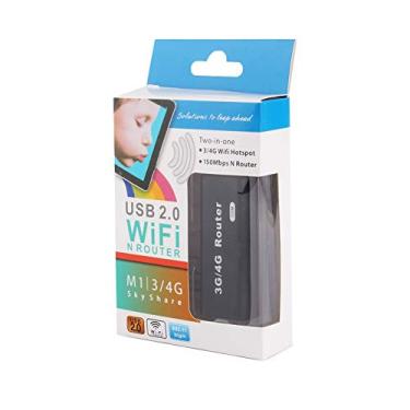 Imagem de Aukson Mini roteador WiFi, WiFi WLAN Hotspot 150 Mbps RJ45, roteador USB compatível com Mac, iOS
