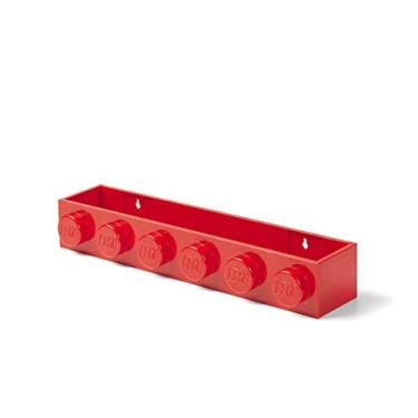 Imagem de ROOM Copenhagen, Lego Book Rack - Decorative Floating Shelf Storage - Red