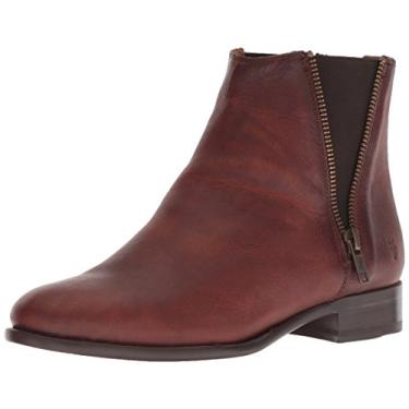 Imagem de Frye Bota feminina Carly Zip Chelsea, Conhaque, 9