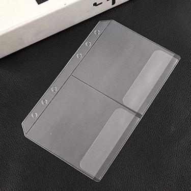 Imagem de Business A5 Caderno de Folhas Avulsas Linha de Recarga para Artesanato Índice de Pasta Espiral em Branco Página Interna Papelaria, dois bolsos, A5