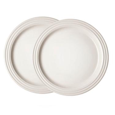 Imagem de Prato Raso 2 Peças 27 cm Branco Meringue Le Creuset