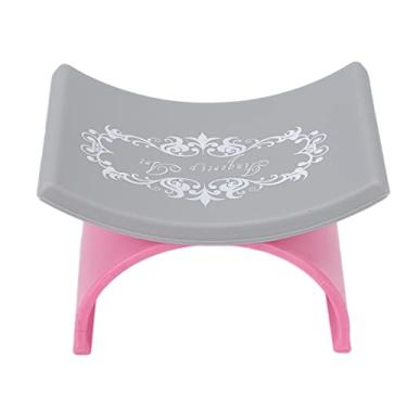 Imagem de Almofada de mão para descanso de braço para unhas, suporte de manicure em forma de U, tapete de mão para manicure, manicure, mão iniciante, manicure, mesa, estação (rosa)