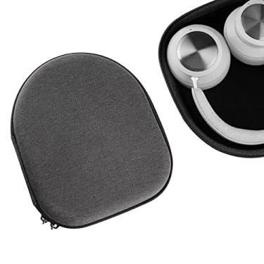 Imagem de Kingshion Capa rígida de fone de ouvido para Bang & Olufsen Beoplay H9i, H95, H9, H8, H8i, H6, H4, bolsa de transporte de viagem compatível com fones de ouvido para jogos Portal Beoplay (cinza escuro)