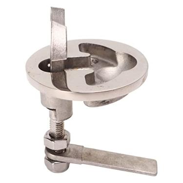 Imagem de Trava de Came de Barco 61x57mm, Escotilha de Embutir Marinha 316 Aço Inoxidável Prata Ferragens para Iate