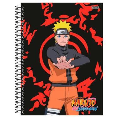 Imagem de Caderno Universitário 1 Matéria 80 Folhas Naruto Shippudem - Sao Domin