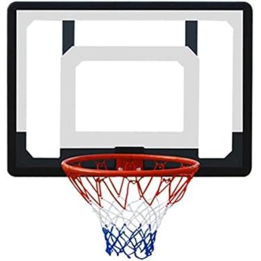 Imagem de Mini Cesta De Basquete, Tabelas Internas E Externas Montadas Na Parede, Equipamento De Treinamento De Basquete Adulto Infantil, 80 X 58 Cm,Hilarious123