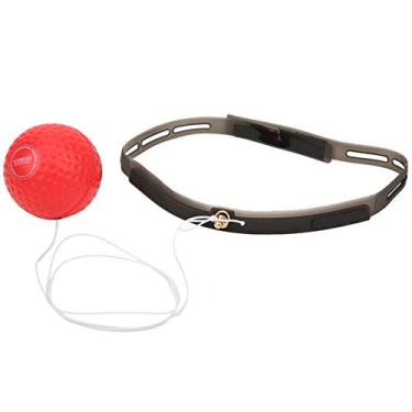 Imagem de Bola de Reflexo de Boxe e Bola de Treinamento de Boxe Montada na Cabeça Bola de Praticação de Boxe Equipamento Esportivo Fitness com Faixa Ajustável e Corda para Adultos Crianças
