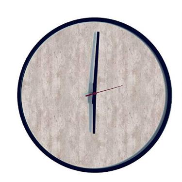 Imagem de Relogio Decorativo Round Preto Mostrador Metropolitan Ponteiro Preto 40 cm Diâmetro