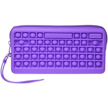 Imagem de Estojo / Necessaire de silicone Poosh pop it TC Roxo DAC