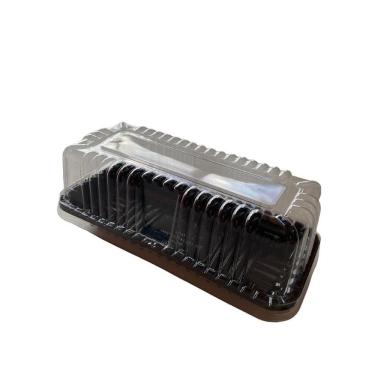 Imagem de Bandeja Retangular com Tampa para Bolo ou Torta G64M Galvanotek c/70 un