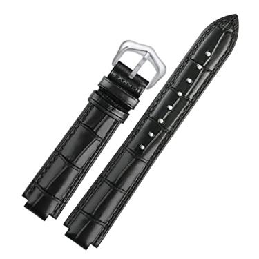 Imagem de DFAMIN Pulseira de couro genuíno para pulseira Ballon Bleu pulseira masculina feminina convexa pulseira de couro 14 * 8 mm 18 * 11 mm 20 * 12 mm pulseira de moda (cor: 12, tamanho: 18-11mm)
