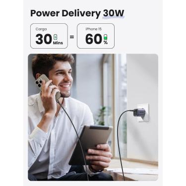 Imagem de Carregador Ugreen Nexode Mini 30W Gan