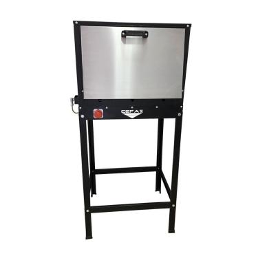 Imagem de Forno Grande com Cavalete 100 Litros Baixa Pressão com Tampa de Inox Cefaz FRG-15