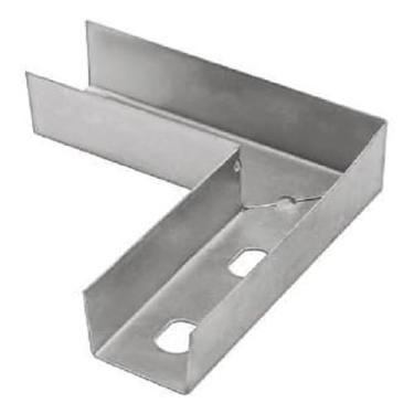 Imagem de Emenda Interna L Para Perfilado Reforçado 38x38cm Perfil Lider