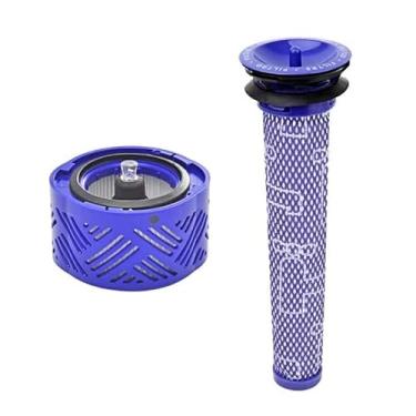 Imagem de Goodsby Pacote com 2 filtros HEPA de substituição pré e pós-motor para Dyson V6 DC58 DC59 DC62 DC72 DC74 SV03 SV04 SV05 SV06 SV07 SV08 SV09 Absolute Animal Motorhead Aspirador de pó número 965661-01,