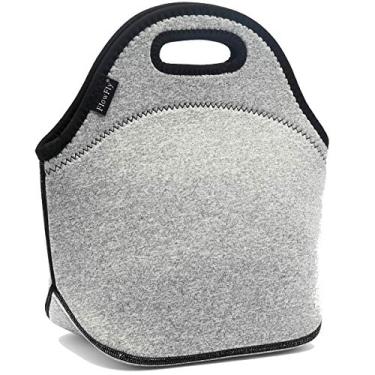 Imagem de Bolsa de almoço térmica reutilizável com isolamento térmico da Neoprene para meninos com zíper, Dot, 1
