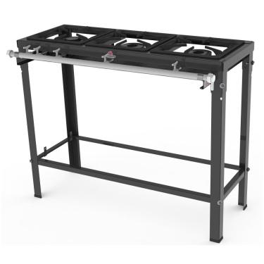 Imagem de Fogão Progás 2 Queimadores Simples e 1 Duplo PMSD-301F