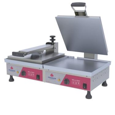 Imagem de Grill Elétrica Dupla Progás 88cm Chapa de Alumínio 220V PRA-45E DUPLA
